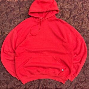 90s Russell Athletic Fabric Tag Boxy Hoodie